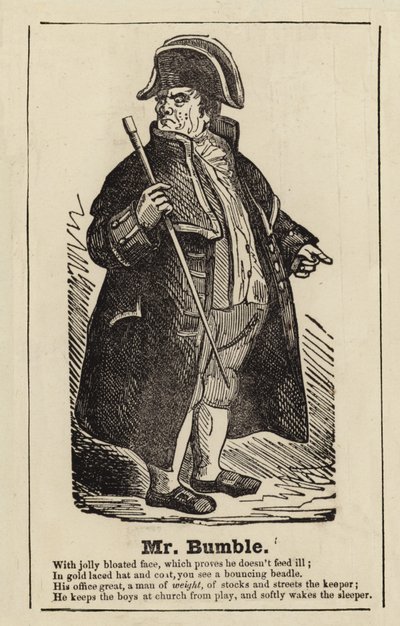 Mr Bumble da Oliver Twist da English School