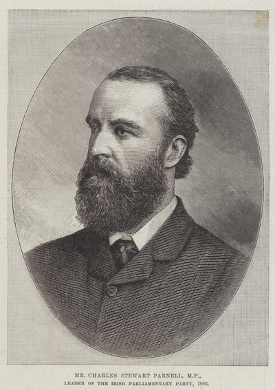 Il signor Charles Stewart Parnell, MP, leader del Partito Parlamentare Irlandese da English School
