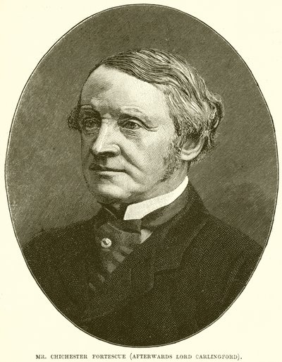 Mr. Chichester Fortescue (poi Lord Carlingford) da English School