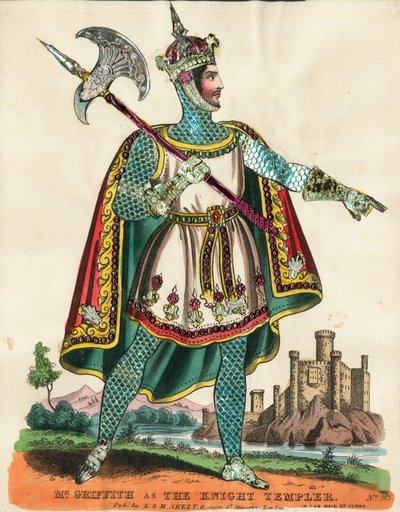 Mr Griffith come il Cavaliere Templare in La fanciulla di Giuda da English School