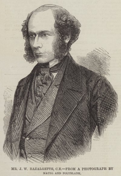 Il Signor J W Bazalgette, CE da English School