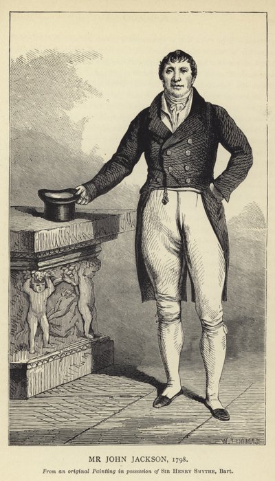 Mr John Jackson, 1798, da un Dipinto originale in possesso di Sir Henry Smythe, Baronet da English School