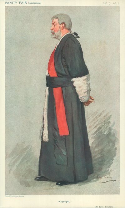 Mr Justice Scrutton, Copyright, 28 giugno 1911 da English School
