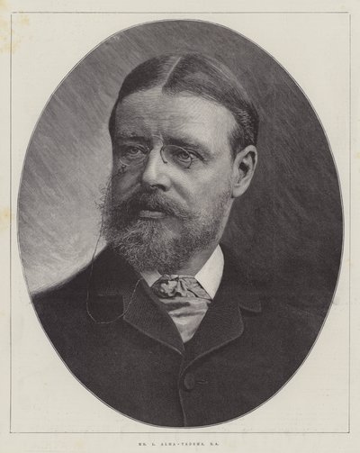 Mr L Alma-Tadema, RA (incisione) da English School