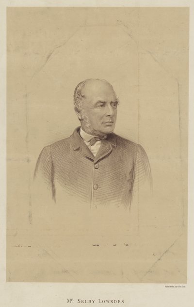 Mr Selby Lowndes (litografia) da English School