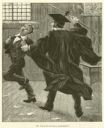"Il signor Taylor non ha saltato un solo colpo" da English School