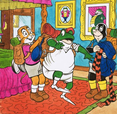 Il signor Rospo si prepara per un