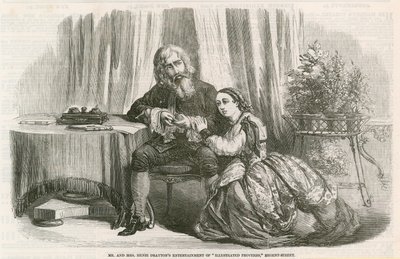 Intrattenimento di proverbi illustrati del signor e della signora Henri Drayton, Regent Street, Londra da English School