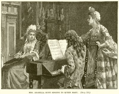 La signora Arabella Hunt canta per la regina Maria da English School