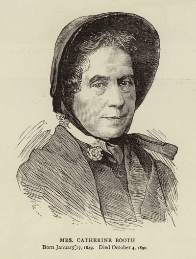 Mrs Catherine Booth (incisione) da English School