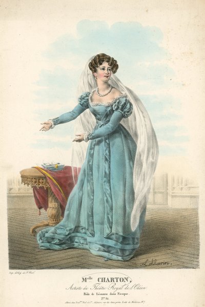 La signora Charton, artista del Theatre Royal de l