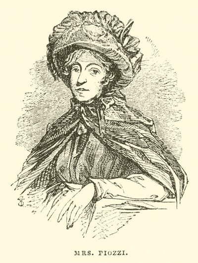 Mrs Piozzi da English School