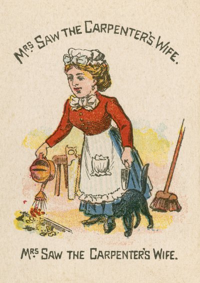 La signora Saw la moglie del carpentiere da English School