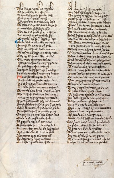 Ms326 f166v, Confessio Amantis di John Gower da English School