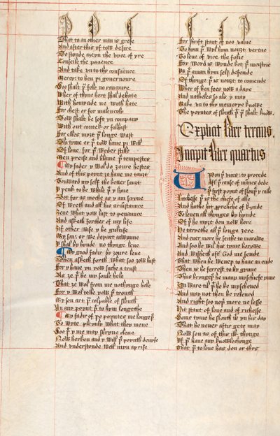 Ms326 f66v, Confessio Amantis di John Gower da English School
