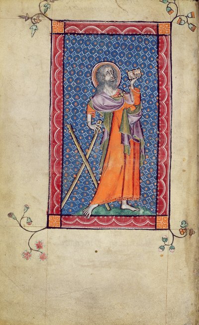 Ms 1-2005, f.1v: Sant