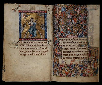 Ms 1-2005, ff.8v-9r: Cristo in giudizio e l