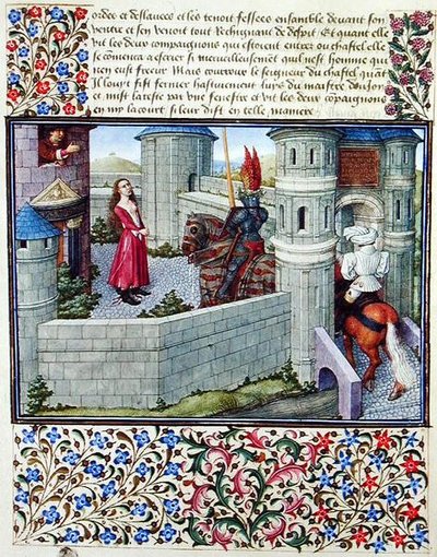 Cuore e Desiderio entrano nel Cortile del Castello dell