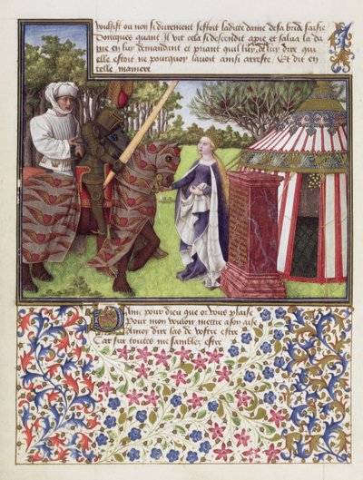 Ms. 2597 Cuore e Desiderio con Speranza a casa sua, edizione facsimile di Livre du Coeur d