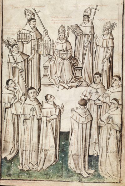 Vita di William di Wykeham di Thomas Chaundler da English School
