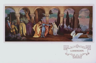 Murales nel ristorante Peter Robinson: Lohengrin da English School
