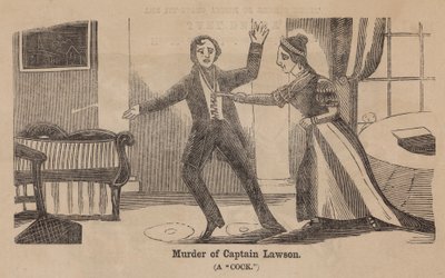 Assassinio del capitano Lawson (incisione) da English School