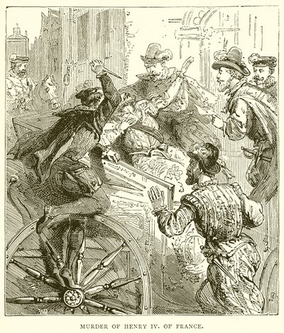 Assassinio di Enrico IV di Francia da English School