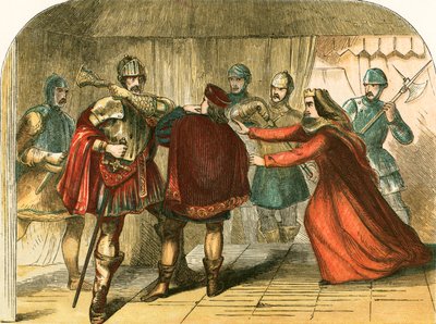Omicidio del principe di Galles da parte di Edoardo IV e dei suoi fratelli da English School