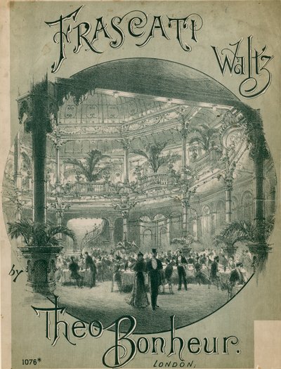 Partitura musicale per Frascati Waltz di Theo Bonheur da English School
