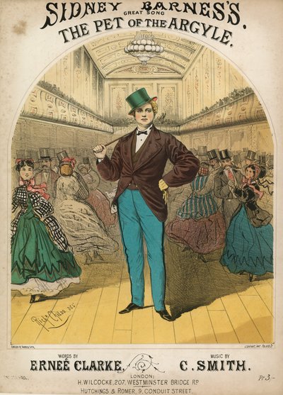 Partitura musicale per la canzone di Sidney Barnes 