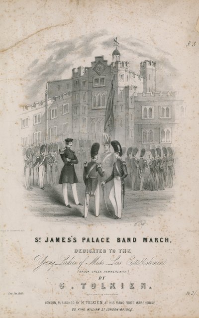 Partitura musicale per St James