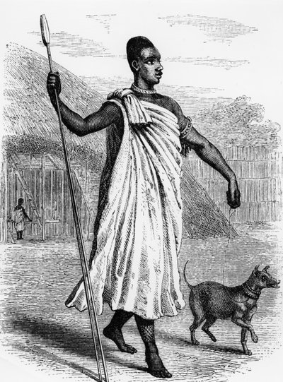 Muteesa I di Buganda, illustrazione da 