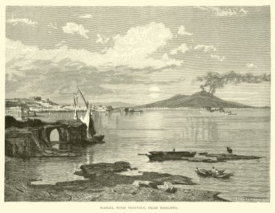 Napoli, con il Vesuvio, da Posillipo da English School
