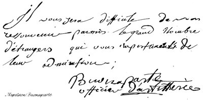 Napoleone Bonaparte da English School