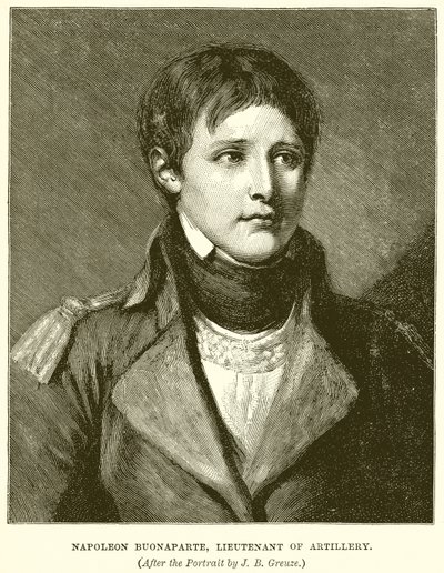 Napoleone Buonaparte, tenente di artiglieria da English School