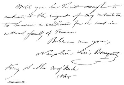 Napoleone III da English School