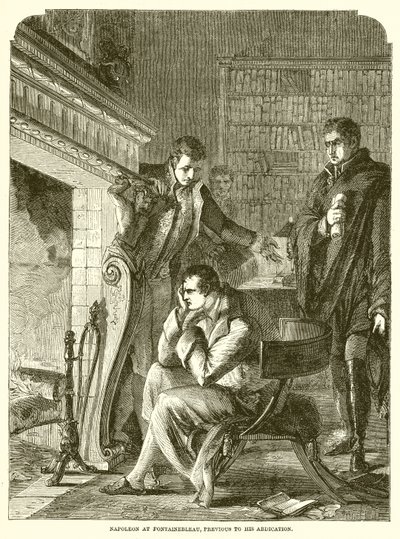 Napoleone a Fontainebleau, prima della sua Abdicazione da English School