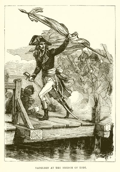 Napoleone al ponte di Lodi da English School
