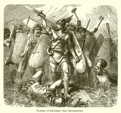 Narses sconfigge gli Ostrogoti da English School