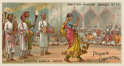 Danza Nautch, India da English School
