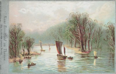 Vicino a Brentford sul fiume Tamigi da English School