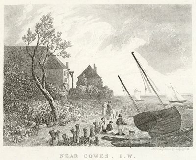 Vicino a Cowes, Isola di Wight da English School