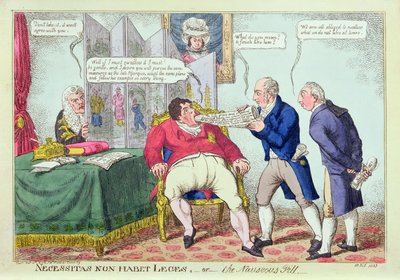 Necessitas Non Habet Leges, o la pillola nauseante, 1823 da English School