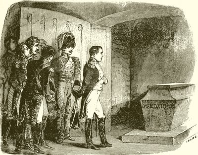 Napoleone alla tomba di Federico il Grande da English School