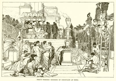 Le torce di Nerone - Bruciatura dei Cristiani a Roma da English School