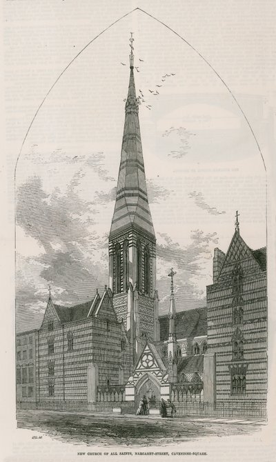 Nuova Chiesa di Tutti i Santi, in Margaret Street a Cavendish Square da English School
