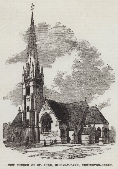 Nuova chiesa di San Giuda, Mildmay-Park, Newington-Green da English School
