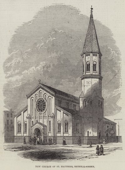 Nuova chiesa di San Mattia, Bethnal-Green da English School