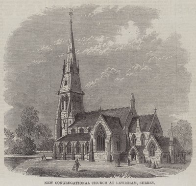 Nuova Chiesa Congregazionale a Lewisham, Surrey da English School