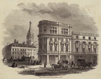 New Oxford-Street (incisione) da English School